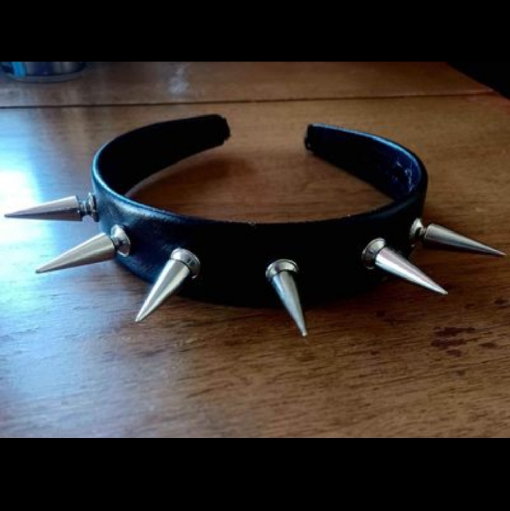 Handcrafted Spiked Head Band